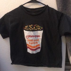 Instant Ramen Maruchan crop top